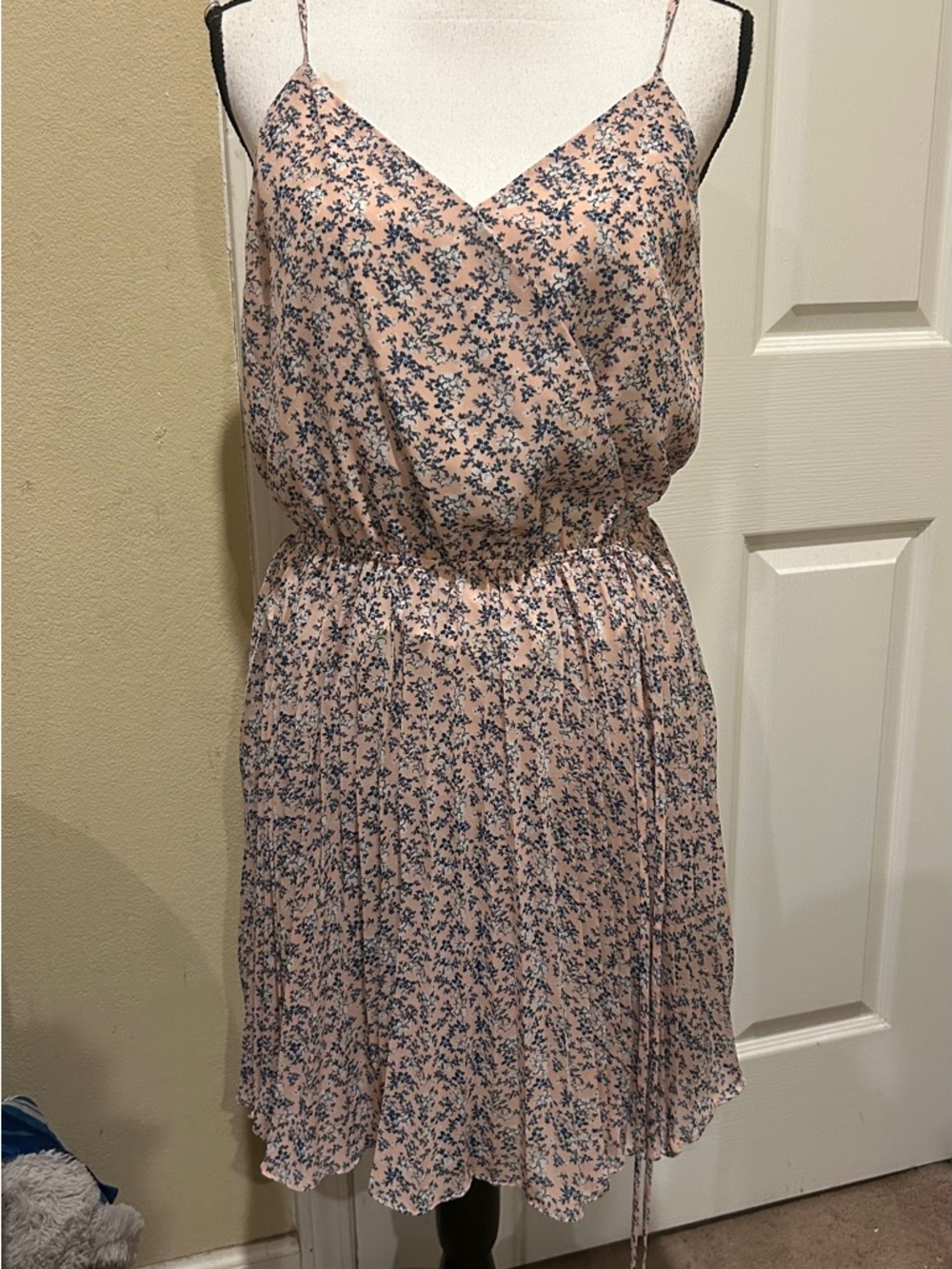 Naked Zebra Floral Blush Pink Sleeveless Sundress